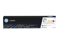 HP 225A - Farge (cyan, magenta, gul) - original - boks - trommelsett - for P/N: 9S184A#B19, 9S184A#BGJ W2257A