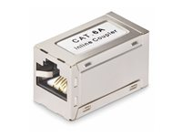 StarTech.com Shielded RJ45 Coupler, Inline Cat6a Coupler, F/F - Nettverkkopler - RJ-45 (hunn) til RJ-45 (hunn) - skjermet - CAT 6a - passiv - sølv IN-CAT6A-COUPLER-S1