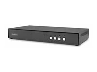 StarTech.com - KVM / lyd / USB-svitsj - 4 x KVM/lyd/USB - 1 lokalbruker - stasjonær - TAA-samsvar CK4-HP104C