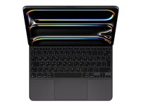 Apple Magic Keyboard - Tastatur og folioveske - med styrepute - bakbelysning - Apple Smart connector - QWERTY - Dansk - svart - for 13-inch iPad Pro (M4) MWR53DK/A