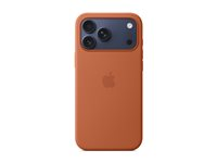 Apple - Baksidedeksel for mobiltelefon - MagSafe-samsvar - silikon - terrakotta - for iPhone 17 Pro Max MGFQ4ZM/A