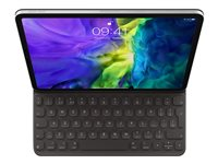 Apple Smart - Tastatur og folioveske - Apple Smart connector - Svensk - for 10.9-inch iPad Air (4th generation, 5th generation); 11-inch iPad Pro (1st generation, 2nd generation, 3rd generation) MXNK2S/A