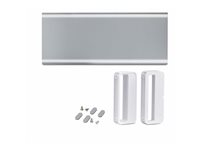 StarTech.com Ergonomic Monitor Riser Stand, 33lb Max, Fixed height 3.5in - Skjermstativ - skrivebord - hvitt og sølv - TAA-samsvar 1MFSW-MONITOR-RISER