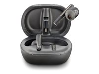 Poly Voyager Free 60 - True wireless-hodetelefoner med mikrofon - i øret - Bluetooth - aktiv støydemping - karbon sort - Certified for Microsoft Teams 220757-02