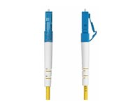 StarTech.com 2m (6.6ft) LC to LC (UPC) OS2 Single Mode Simplex Fiber Optic Cable, 9/125µm, Laser Optimized, 40G/100G, Bend Insensitive, Low Insertion Loss - LSZH Fiber Patch Cord (SPSMLCLC-OS2-2M) - Koblingskabel - LC/UPC-enkeltmodus (hann) til LC/UPC-enkeltmodus (hann) - 2 m - 2 mm - fiberoptisk - simpleks - 9 / 125 micron - OS1/OS2 - halogenfri, toretnings, passiv - gul SPSMLCLC-OS2-2M