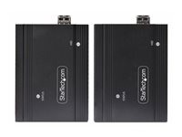 StarTech.com DisplayPort KVM Console Extender Over Fiber Optic, 4K 60Hz - Video/lyd/USB-utvider - DisplayPort - opp til 300 m - TAA-samsvar FD121-KVM-EXTENDER