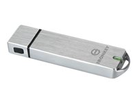 IronKey Basic S1000 - USB-flashstasjon - kryptert - FIPS 140-2 Level 3 - 128 GB - USB 3.0 - TAA-samsvar IKS1000B/128GB