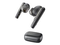 Poly Voyager Free 60 UC - Écouteurs sans fil avec micro - intra-auriculaire - Bluetooth - Suppresseur de bruit actif - USB-C via un adaptateur Bluetooth - noir de charbon - certifié Zoom 7Y8H4AA