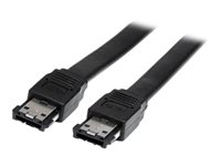 StarTech.com Shielded External eSATA Cable - eSATA cable - Serial ATA 150 - eSATA (M) to eSATA (M) - 3 ft - black - ESATA3 - eSATA-kabel - Serial ATA 150 - eSATA (hann) til eSATA (hann) - 91 cm - svart - for P/N: PEXUSB311A1E, S351BMU33ET, S351BMU33ETG, SDOCKU313E, SDOCKU33EF, TB2DOCK4K2DP ESATA3
