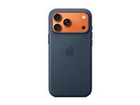 Apple - Baksidedeksel for mobiltelefon - MagSafe-samsvar - TechWoven - blå MGF94ZM/A