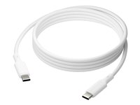 dbramante1928 IT - USB-kabel - USB-C til USB-C - 2 m - opp til 100W ladekraft CB20CCWH7241