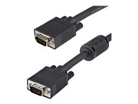 StarTech.com 10m Coax High Resolution Monitor VGA Cable HD15 M/M - VGA-kabel - HD-15 (VGA) (hann) til HD-15 (VGA) (hann) - 10 m - formstøpt - svart MXTMMHQ10M