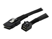 StarTech.com 1m Internal Mini SAS Cable - SFF-8087 to SFF-8643 - Mini SAS to Mini SAS (SAS87431M) - SAS intern kabel - SAS 12Gbit/s - Mini SAS (SFF-8087) (P) til 4 x Mini SAS HD (SFF-8643) (P) - 1 m - rett kontakt, låst - svart - for P/N: SFF86448PLT2 SAS87431M