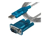 StarTech.com 3ft USB to RS232 DB9 Serial Adapter Cable - M/M - Seriell adapter - USB 2.0 - RS-232 ICUSB232SM3