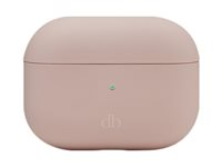 dbramante1928 Costa Rica - Eske for hodemikrotelefoner - resirkulert plast, silikon - rosa sand - for Apple AirPods with Charging Case CRPPPISA1464