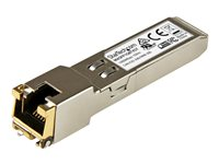 StarTech.com Cisco Meraki MA-SFP-1GB-TX Compatible SFP Module, 1000BASE-T, SFP to RJ45 Cat6/Cat5e, 10/100/1000 Mbps, RJ-45 (Copper) 100m, Cisco Meraki MS225, MX400, MS250, 1GbE Mini GBIC - Lifetime Warranty (MASFP1GBTXST) - SFP (mini-GBIC) transceivermodul (tilsvarer: Cisco Meraki MA-SFP-1GB-TX) - 1GbE - 1000Base-T - RJ-45 - opp til 100 m MASFP1GBTXST