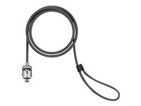 Compulocks 24 Unit Keyed Cable Laptop Lock Value Pack - Sikkerhetskabellås - svart - 1.83 m CL15BP24