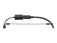 StarTech.com 5-Pack Security Cable Tethers for Adapters & Dongles, Universal Cable Adapter Tether, Tether Cables, Adjustable Length Anti-Theft Cable Tether Lock Kit, Steel Cable Tether - Dongle Cable Tether (CONNLOCKPK5) - Sikkerhetskabel - sølv - 30 cm - TAA-samsvar (en pakke 5) CONNLOCKPK5
