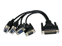 StarTech.com 4 Port PCI Express PCIe Serial Combo Card - Seriell adapter - PCIe - RS-232, RS-422, RS-485 - 4 porter - for P/N: BNDTB10GI, BNDTB210GSFP, BNDTB310GNDP, BNDTB410GSFP, BNDTB4M2E1, BNDTBUSB3142 PEX4S232485