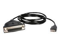 StarTech.com 6 ft / 2m USB to DB25 Parallel Printer Adapter Cable - 2 Meter USB to IEEE-1284 Printer Cable - USB A to DB25 M/F (ICUSB1284D25) - Parallelladapter - USB 2.0 - IEEE 1284 ICUSB1284D25