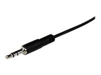 StarTech.com 1m Slim 3.5mm Stereo Extension Audio Cable - M/F - Mini stereo Extension - 3.5mm Extension - heaDPhone Ext cord (MU1MMFS) - Lydforlengelseskabel - mini-phone stereo 3.5 mm hann til mini-phone stereo 3.5 mm hunn - 1 m - svart - for P/N: MU15MMS, MU6MMS, SV211DPUA, SV211DPUA4K, SV211HDUA4K MU1MMFS