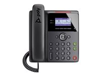 HP Poly Edge B10 - VoIP-telefon med anrops-ID/samtale venter - 5-veis anropskapasitet - SIP, SDP - 8 linjer - svart 84C19AA#ABB