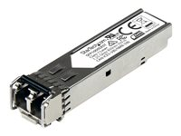 StarTech.com MSA Uncoded Compatible SFP Module, 1000BASE-SX, 1GbE Multi Mode (MMF) Fiber Optic Transceiver, 1GE Gigabit Ethernet SFP, LC Connector, 550m, 850nm, DDM, 1Gbps Mini GBIC Module - Lifetime Warranty (SFP1000SXST) - SFP (mini-GBIC) transceivermodul - 1GbE - 1000Base-SX - LC multimodus - opp til 550 m - 850 nm - for P/N: US1GA30SFP, US1GC30SFP SFP1000SXST