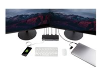 StarTech.com USB-C & USB-A Dock, Hybrid Universal Laptop Docking Station with Dual Monitor Display 4K 60Hz HDMI & DisplayPort, 60W Power Delivery, Gigabit Ethernet, Windows, Mac Chrome - 4K USB Type-C Dock (DK30C2DPPDUE) - dokkingstasjon - USB-C - 2 x HDMI, 2 x DP - 1GbE DK30C2DPPDUE