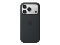 Apple - Baksidedeksel for mobiltelefon - MagSafe-samsvar - silikon - svart - for iPhone 17 Pro MGFK4ZM/A