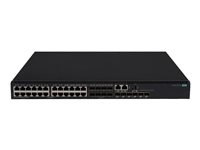 HPE Networking Comware 5150HI 24p 10M/100M/1G 8p SFP 1G Combo 6p SFP28 10G/25G Switch - Switch - L3 - Styrt - 48 x 10/100/1000Base-T + 8 x 100/1000Base-X SFP + 6 x 10 Gigabit / 25 Gigabit SFP28 (uplink / stacking) - rackmonterbar - BTO S5T46A