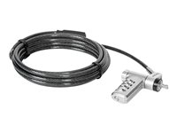 Targus DEFCON Ultimate - Sikkerhetskabellås - universalserialisert - sølv - 2 m (en pakke 25) ASP96GLX-25S