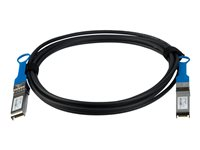 StarTech.com HPE J9283B Compatible 3m 10G SFP+ to SFP+ DAC Twinax, 10 GbE SFP+ Copper DAC 10 Gbps Low Power Passive Mini GBIC/Transceiver Module DAC Firepower 1040, 10 Gbps SFP+ Cable - Lifetime Warranty (J9283BST) - Direkte 10GBase-koblingskabel - SFP+ (hann) låst til SFP+ (hann) låst - 3 m - toakset - SFF-8431/SFF-8432 - passiv - svart J9283BST
