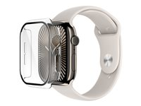 Belkin SCREENFORCE TemperedCurve - Støtfanger for smartarmåndsur - 2-i-1, 46mm - herdet glass (9H) - blank OWA003HQCL