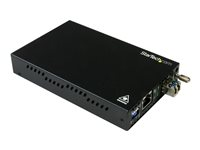 StarTech.com Singlemode (SM) LC Fiber Media Converter for 1Gbe Network - 20km - Gigabit Ethernet - 1310nm - with SFP Transceiver (ET91000SM20) - Fibermedieomformer - 1GbE - 1000Base-LX, 1000Base-T - RJ-45 / LC-enkeltmodus - opp til 20 km - 1310 nm - for P/N: SVA12M2NEUA, SVA12M5NA ET91000SM20