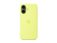 Apple - Baksidedeksel for mobiltelefon - MagSafe-samsvar - silikon - neongul - for iPhone 17 MGEV4ZM/A