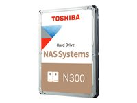 Toshiba N300 NAS - Harddisk - 14 TB - intern - 3.5" - SATA 6Gb/s - 7200 rpm - buffer: 512 MB HDWG51EUZSVA