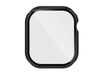 Belkin SCREENFORCE TemperedCurve - Støtfanger for smartarmåndsur - 2-i-1, 46mm - herdet glass (9H) - svart OWA003HQBK