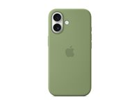 Apple - Baksidedeksel for mobiltelefon - MagSafe-samsvar - silikon - light moss - for iPhone 17 MGEX4ZM/A