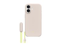 Beats - Baksidedeksel for mobiltelefon - med stativ - MagSafe-samsvar - polykarbonat - lime stone - for iPhone 17 MGTL4LL/A