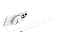 Belkin BoostCharge Pro - Trådløs ladepute - magnetisk - 15 watt - Fast Charge - hvit WIA011HQWH
